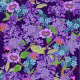 Fabric 28383 | Purple flowers