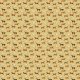 Fabric 28401 | DZIKIE KONIE NA MUSZTARDOWYM TLE