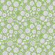 Fabric 28417 | Zielone Kwiaty Do Kolorowania Anna Grunduls Design