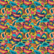 Tkanina 28591 | Mixed shapes bright abstract geometrics