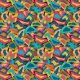 Fabric 28591 | Mixed shapes bright abstract geometrics