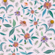 Tkanina 28789 | Beautiful echinacea, coneflower field, scattered, herbal medicine concept pastel hues