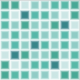 Tkanina 28884 | TURQUOISE CUBE 1 