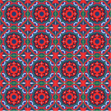 Tkanina 29075 | 5 cm azulejos 3a rgb