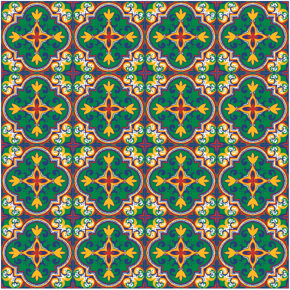 Fabric 29077 | 5 cm azulejos 5 rgb
