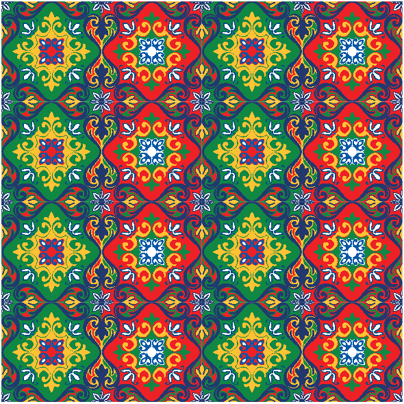 Tkanina 29080 | 5 cm azulejos 5a rgb