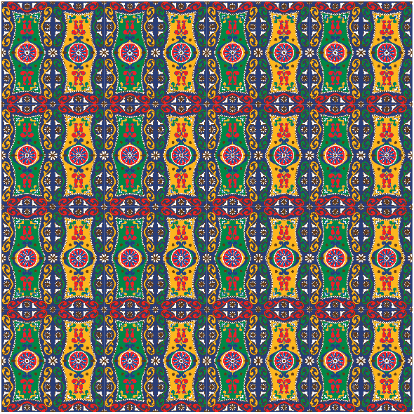 Tkanina 29086 | 5 cm azulejos 9 rgb