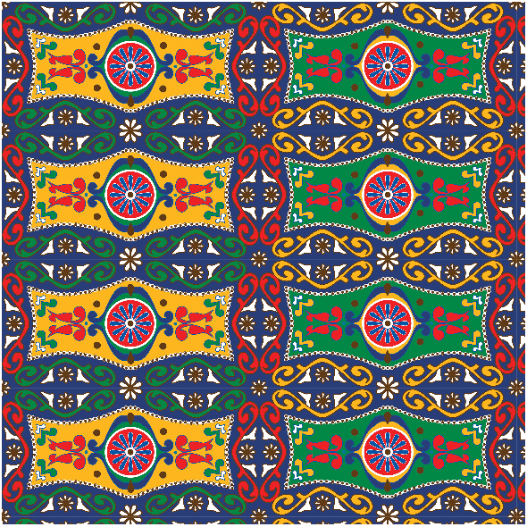 Tkanina 29087 | 5 cm azulejos 9a rgb