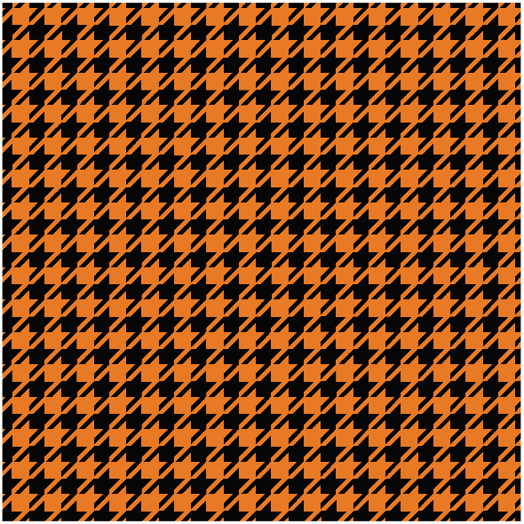 Tkanina 29289 | PEPITKA 13 ORANGE