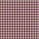 Tkanina 29319 | PEPITKA 26 BRAUN - POWDER PINK