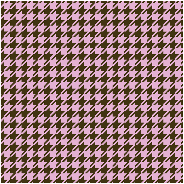 Tkanina 29319 | PEPITKA 26 BRAUN - POWDER PINK