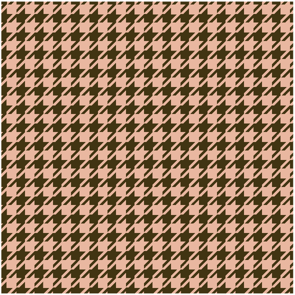 Tkanina 29320 | PEPITKA 27 BRĄZ/ŁOSOŚ BROWN/SALMON