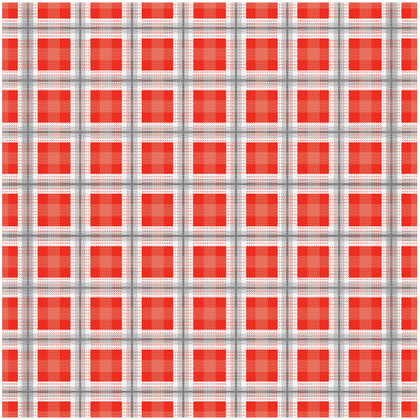 Tkanina 29362 | KRATA 77 RED / GREY