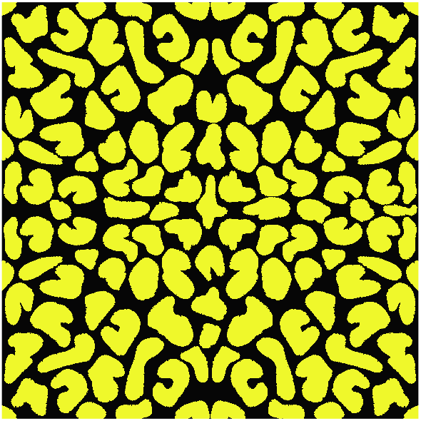Tkanina 29368 | CĘTKI 12 BLACK / YELLOW