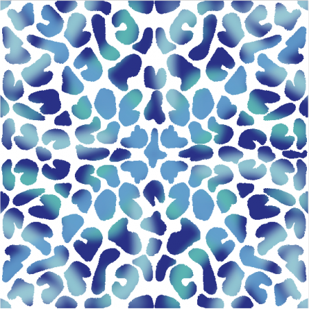 Fabric 29371 | CĘTKI 15 MIX BLUE / WHITE
