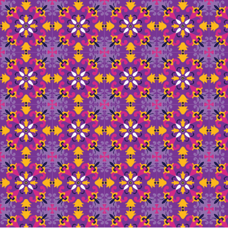 Fabric 29385 | 4,5 cm Maroko purple 