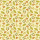 Tkanina 29432 | Jesienne liście na żółtym