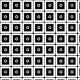 Tkanina 29531 | GEOMETRIC 9 BLACK / WHITE