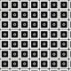 Tkanina 29531 | GEOMETRIC 9 BLACK / WHITE