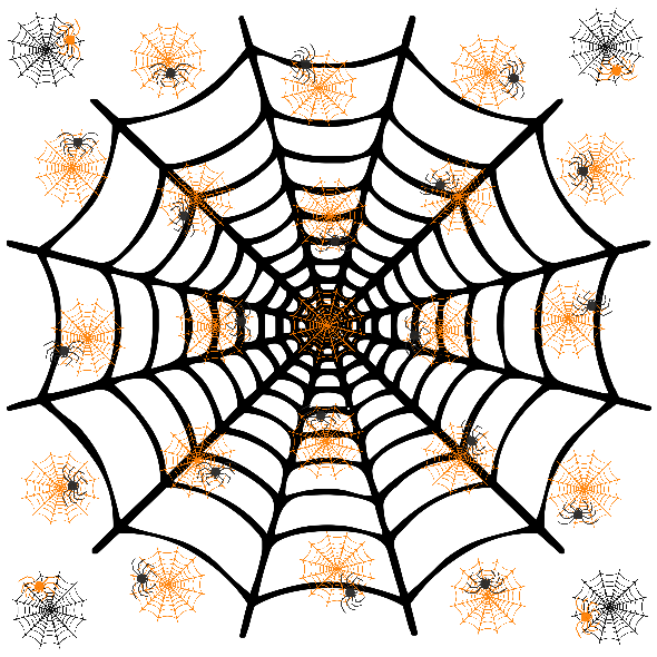 Tkanina 29685 | HALLOWEEN PAJĄKI 1