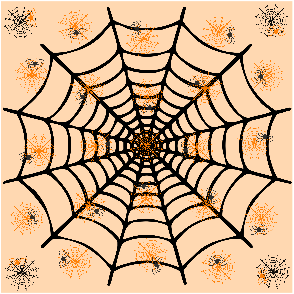 Fabric 29687 | HALLOWEEN PAJĄKI 4