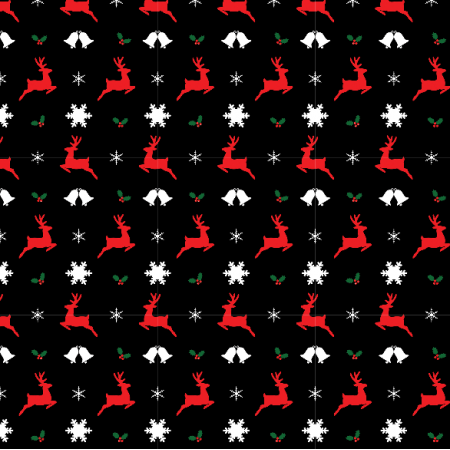 Fabric 29976 | Christmas 005 black