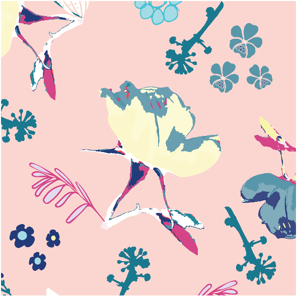 Fabric 3145 | buttonhole Rose, pink