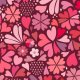 Fabric 30233 | Dancing hearts ValentineS DAY kitch lovecore aesthetic