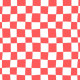 Tkanina 30235 | Trendy modern Checkered bright orange-red