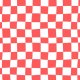Fabric 30235 | Trendy modern Checkered bright orange-red