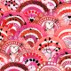 Tkanina 30446 | Lovecore watercolor rainbows and hearts