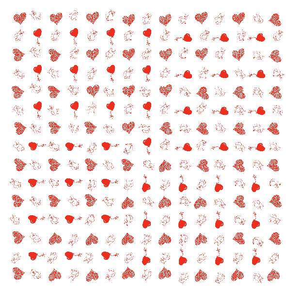 Tkanina 30458 | LOVE 14
