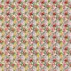 Fabric 30544 | Ogród Botaniczny Na Różowym Tle