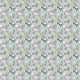 Tkanina 30586 | Duże Białe Kwiaty Na Błękitnym Niebie