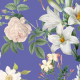 Tkanina 30591 | Duże Białe Kwiaty - Veri Peri