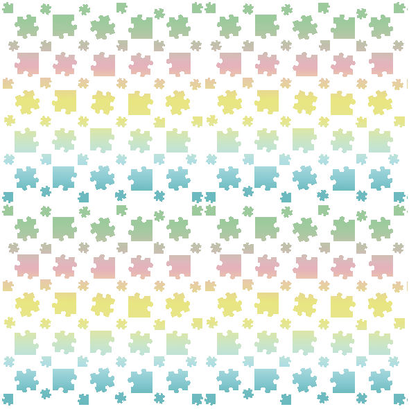Tkanina 30594 | PUZZLE PASTEL 59