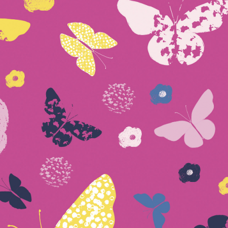 Fabric 492 | butterfly garden
