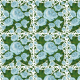 Tkanina 30706 | KWIATY BLUE SKY 1