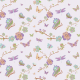 Fabric 3198 | japanese garden, lilac