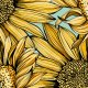 Tkanina 30764 | Sunflowers