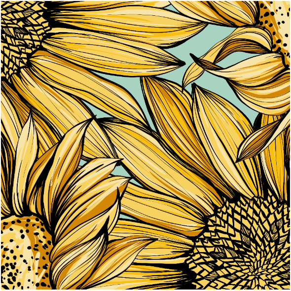 Fabric 30764 | Sunflowers