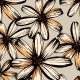 Tkanina 30766 | Creamy Flowers