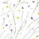 Tkanina 30772 | Pressed Flowers