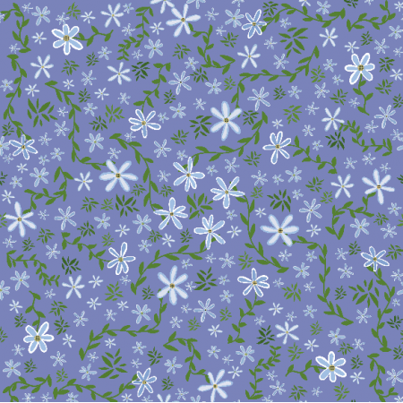 Fabric 30786 | FLOWER VERY PERI 1