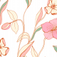 Tkanina 30800 | Subtle Pink Flowers