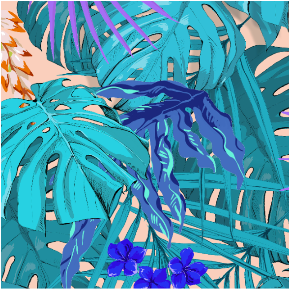 Fabric  | Tropical Blossom