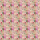 Fabric 30861 | Amor Rozdający Serca w Ogrodzie Róż - Różowe Tło