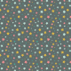Tkanina 3211 | stars, black