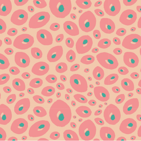 Tkanina 3214 | dotty, pink