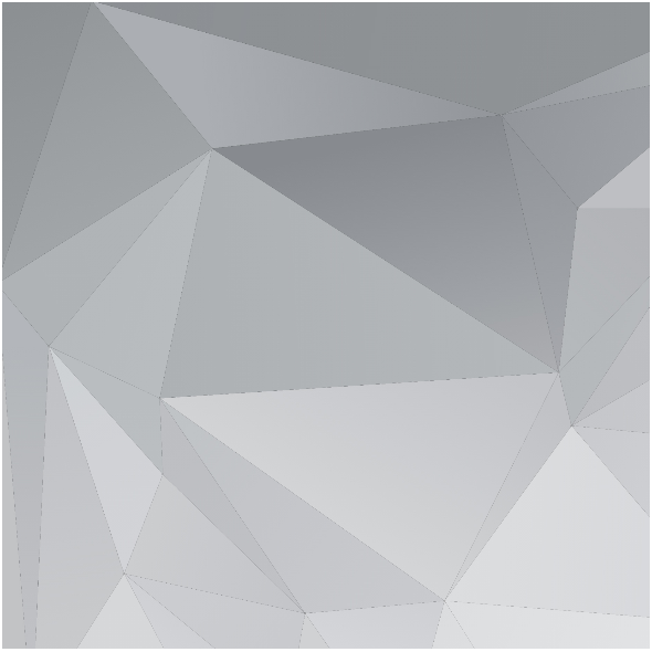 Fabric 3235 | WHITE AND SILVER LOWPOLY
